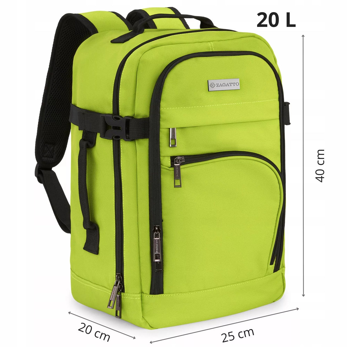 Lėktuvo kuprinė  40x20x25 kabininis kelioninis bagažas