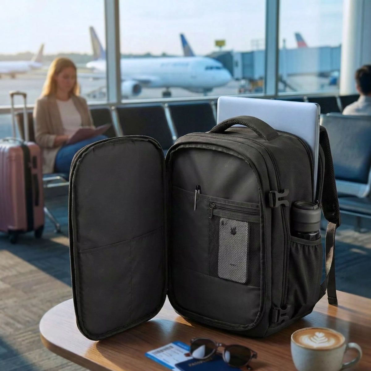 Lėktuvo RYANAIR kuprinė 40x30x20 kabininis turistinis bagažas