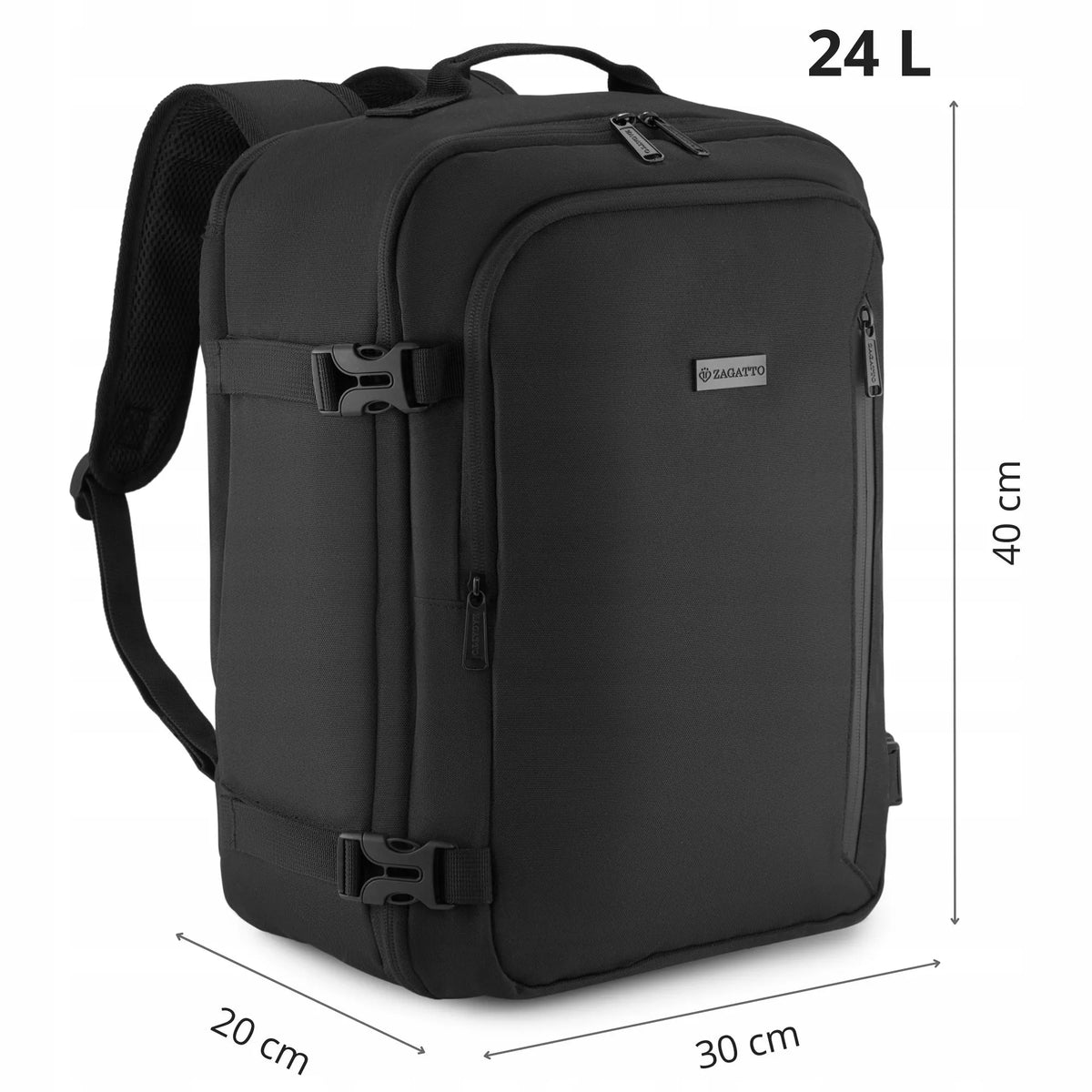 Lėktuvo kuprinė 40x30x20 kabininis turistinis bagažas