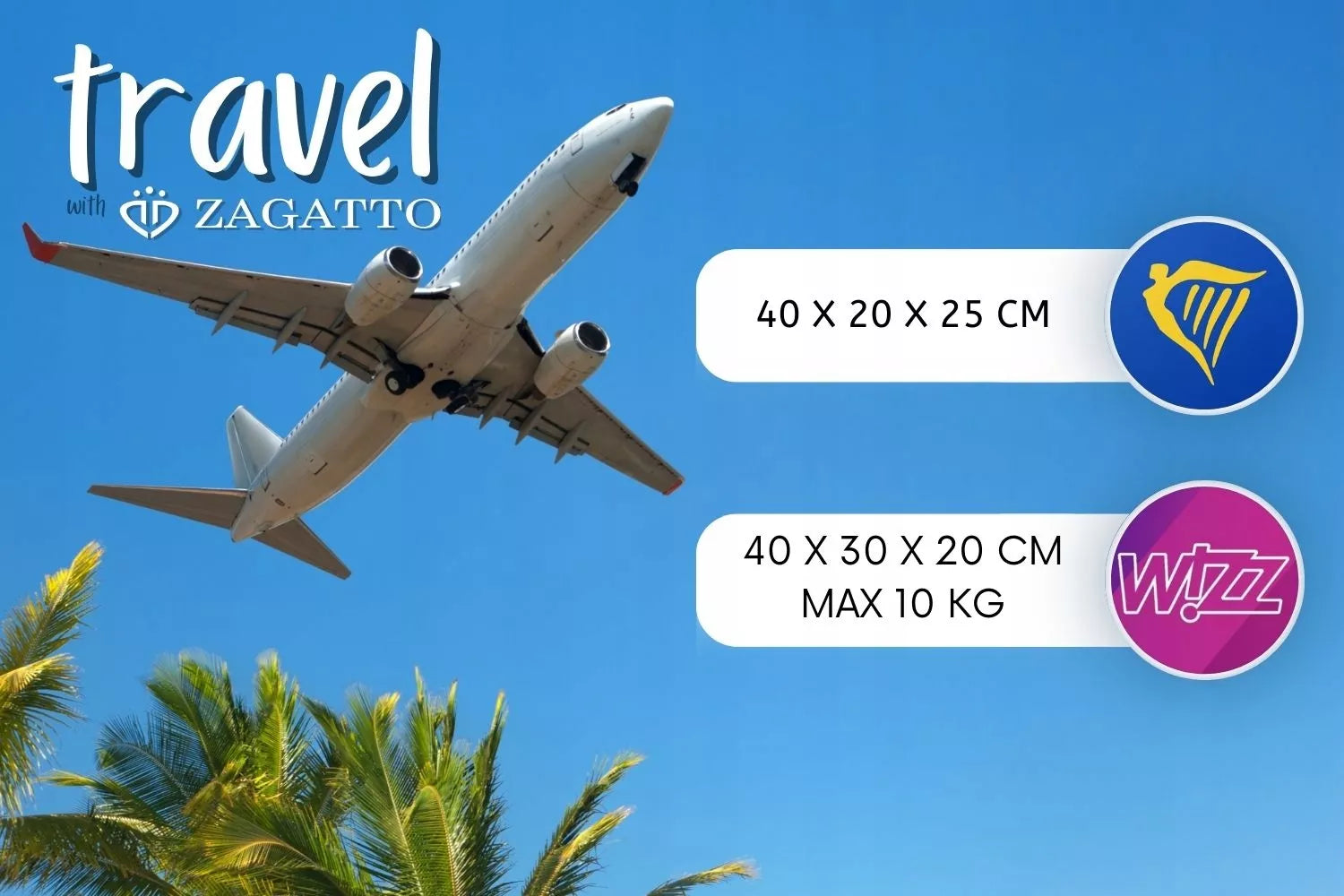 RYANAIR WIZZAIR lėktuvo kuprinė, kabininis bagažas, kelioninis, ZAGATTO