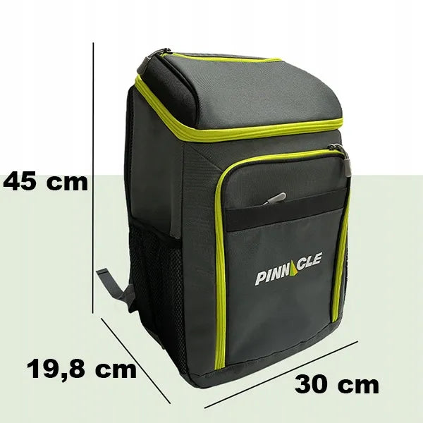 Izoliuota erdvios kuprinės tipo šaltkrepšis Pinnacle cooler TPX-5507 18,5 l, pilka