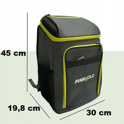 Izoliuota erdvios kuprinės tipo šaltkrepšis Pinnacle cooler TPX-5507 18,5 l, pilka