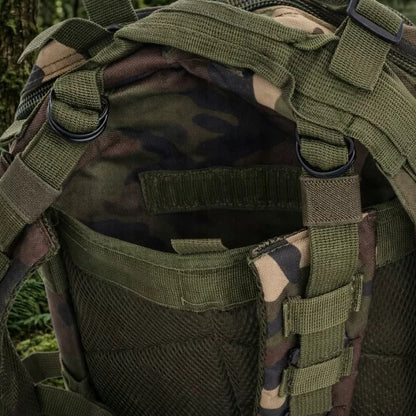 Karinė taktinė kuprinė, turistinė, kamufliažinė, 35L, išgyvenimo, Husarz