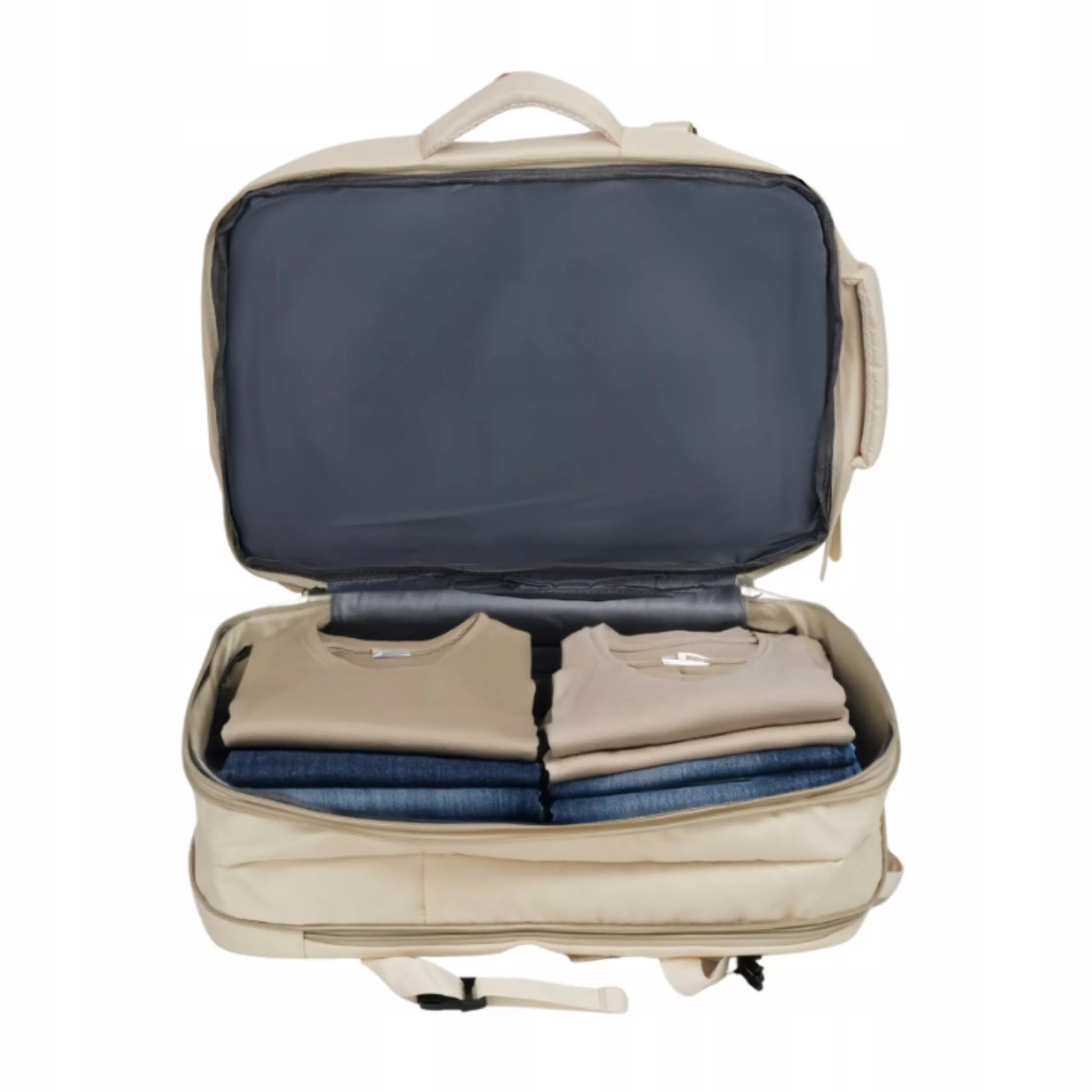 Kelioninis rankinio bagažo dydžio kuprinė į lėktuvą skirta Ryanair, Wizzair, Lot skrydžiams