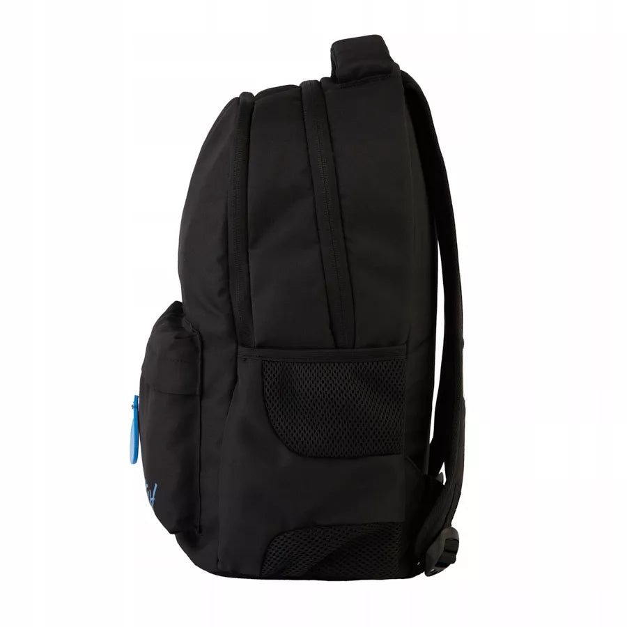 Jaunimo mokyklinė kuprinė Disney Stitch juoda, kelių skyrių, skirta nešiojamam kompiuteriui, 21 l