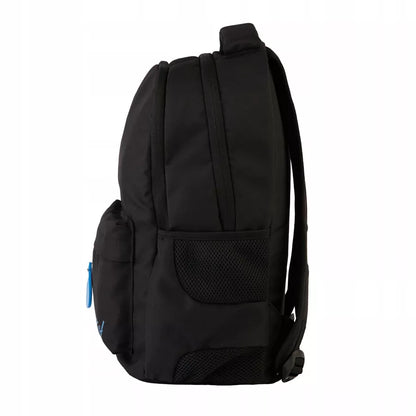 Jaunimo mokyklinė kuprinė Disney Stitch juoda, kelių skyrių, skirta nešiojamam kompiuteriui, 21 l