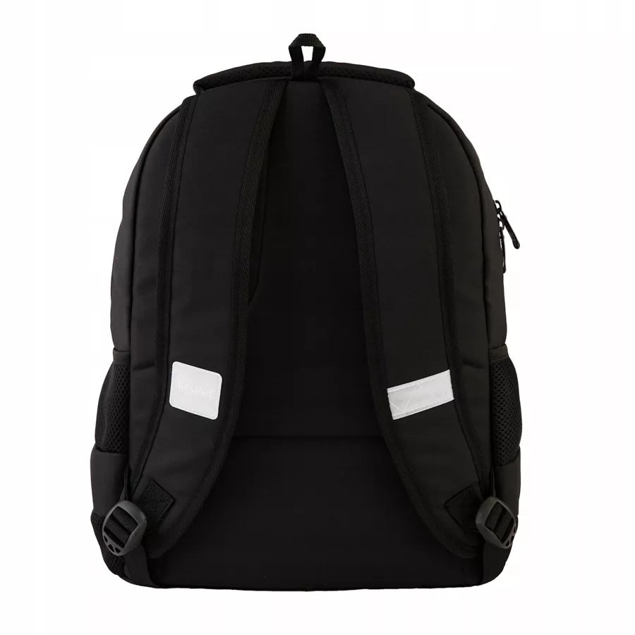 Jaunimo mokyklinė kuprinė Disney Stitch juoda, kelių skyrių, skirta nešiojamam kompiuteriui, 21 l