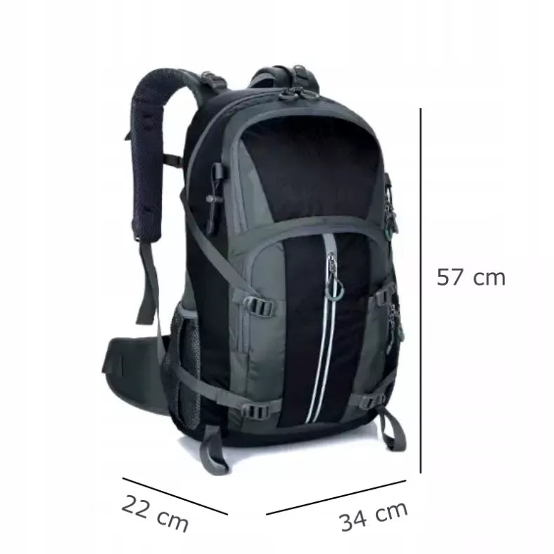Turistinė kuprinė 40L Traper GREEN su lietaus uždangalu 45l M