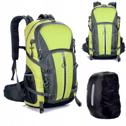Turistinė kuprinė 40L Traper GREEN su lietaus uždangalu 45l M