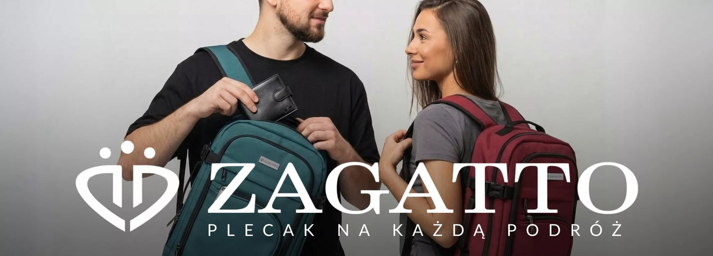 Turistinė kuprinė RYANAIR lėktuvui 40x20x25 rankinis bagažas ZAGATTO