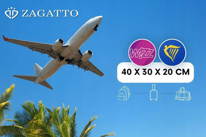 Turistinė kuprinė RYANAIR lėktuvui 40x20x25 rankinis bagažas ZAGATTO