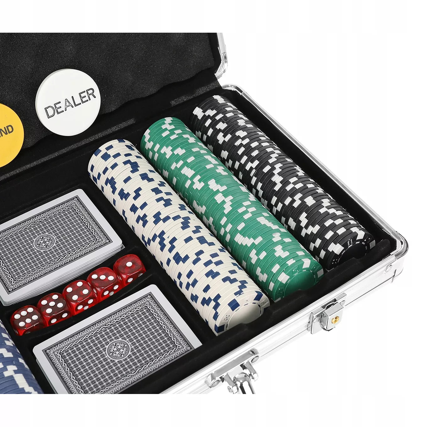 Pokerowy zestaw Malatec 300 żetonów w walizce