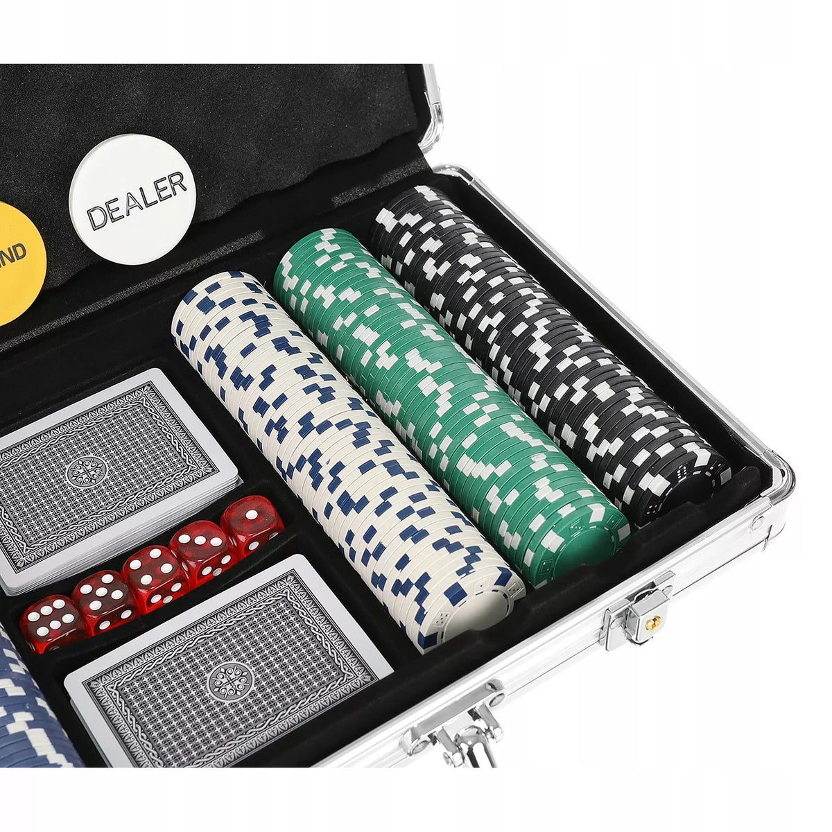 Pokerowy zestaw Malatec 300 żetonów w walizce