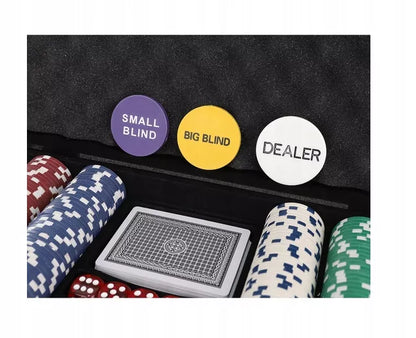 Pokerio rinkinys 300 žetonų su lagaminu