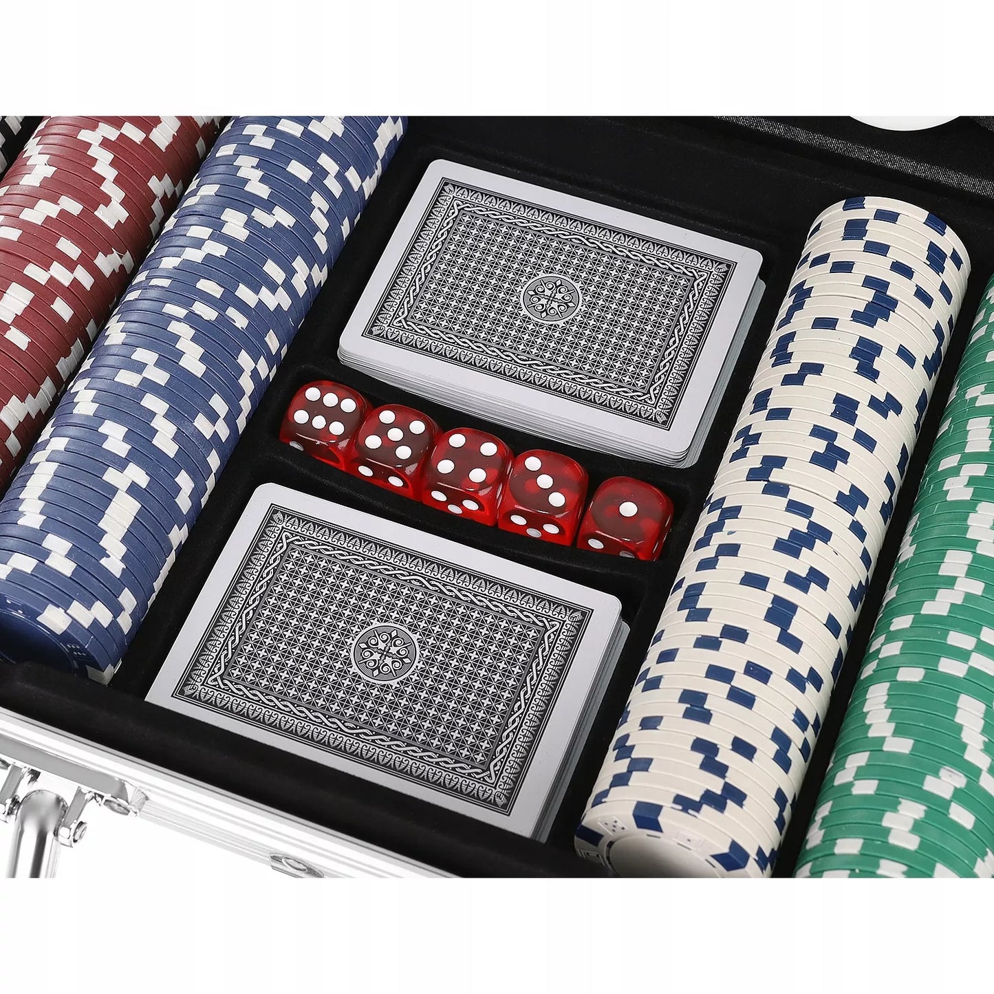 Pokerio rinkinys 300 žetonų su lagaminu