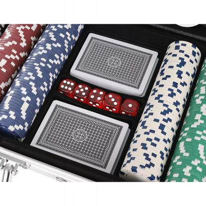Pokerio rinkinys 300 žetonų su lagaminu