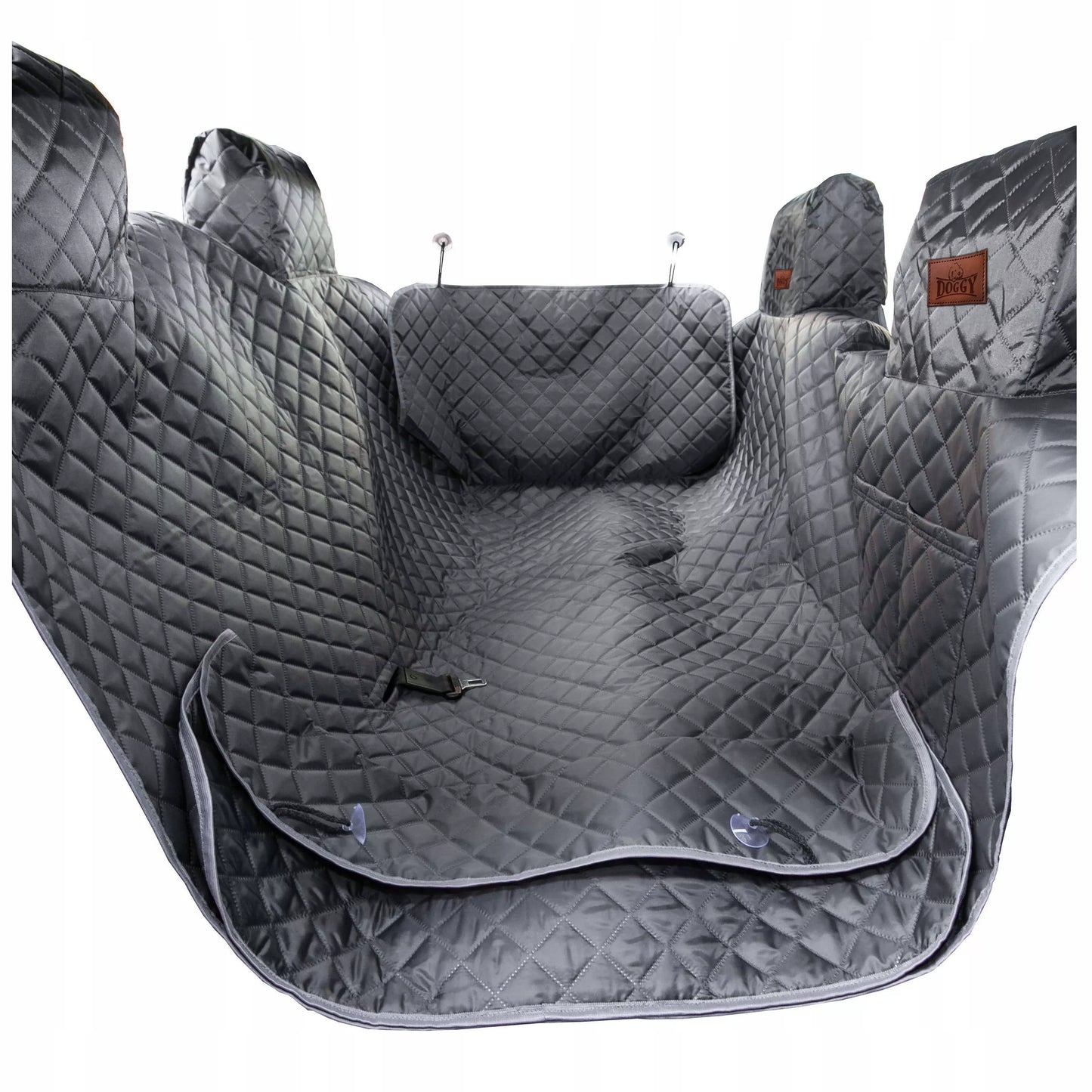 Automobilio sėdynės kilimėlio uždangalas šuniui 160 cm - Versija su šonais