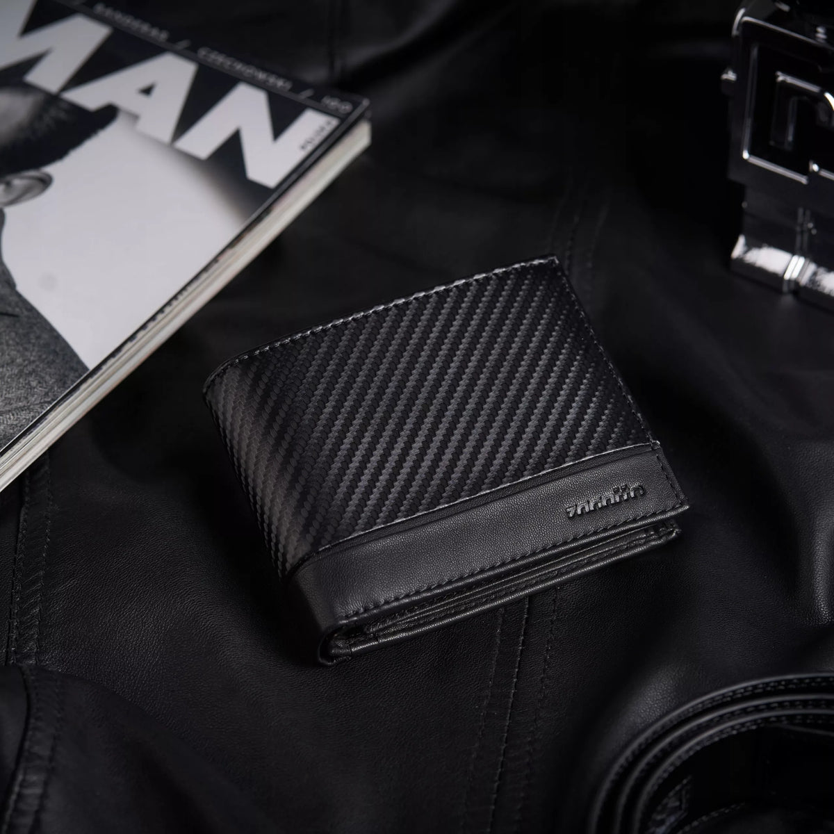 Vyriška odinė piniginė, horizontali, natūrali oda