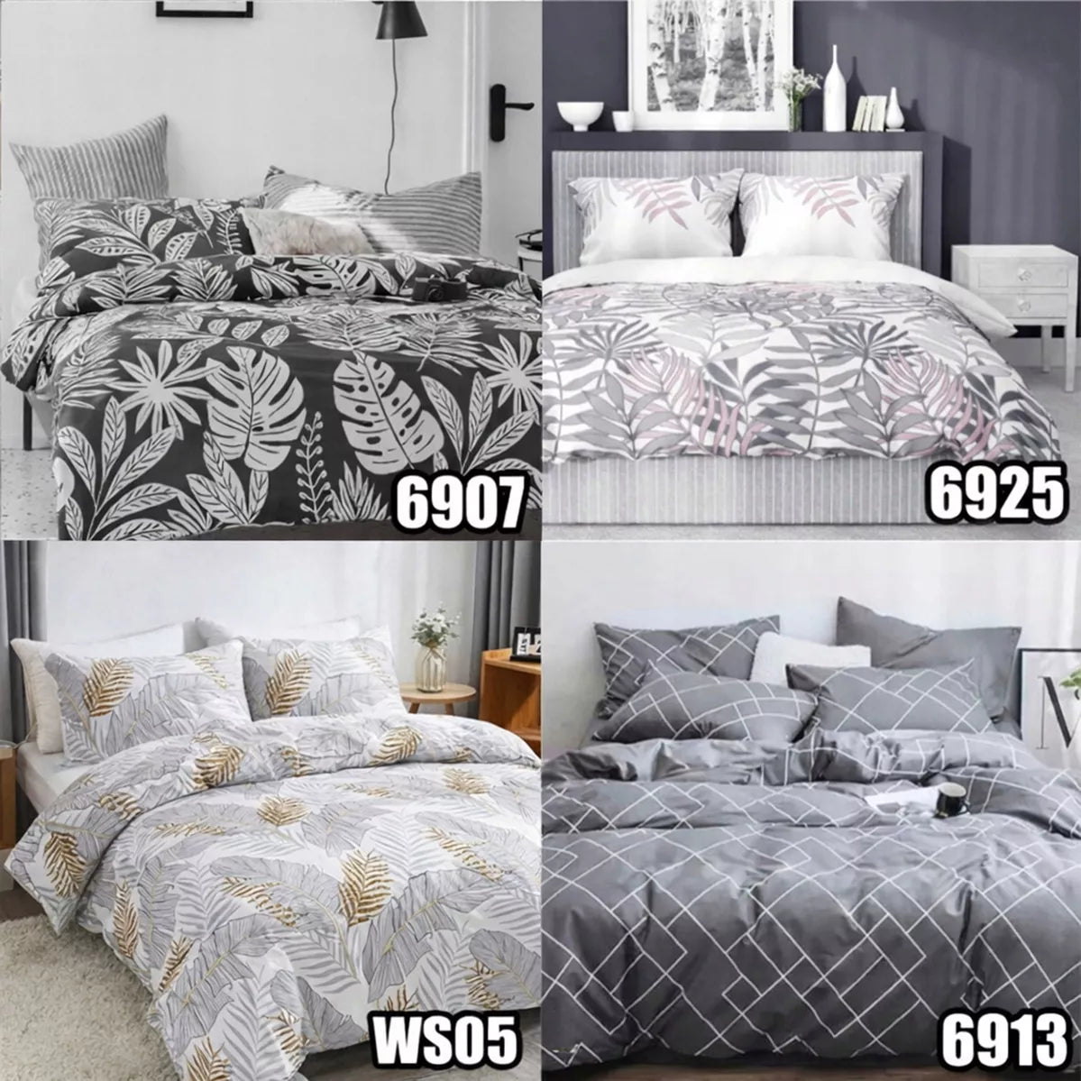 Patalynės komplektas 220x200 + 2 x 70x80 medvilninis satinas ĮVAIRIŲ RAŠTŲ PASIRINKIMAS