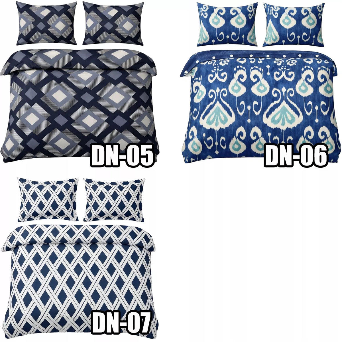 Patalynės komplektas 220x200 + 2 x 70x80 medvilninis satinas ĮVAIRIŲ RAŠTŲ PASIRINKIMAS