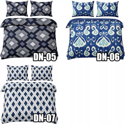 Patalynės komplektas 220x200 + 2 x 70x80 medvilninis satinas ĮVAIRIŲ RAŠTŲ PASIRINKIMAS