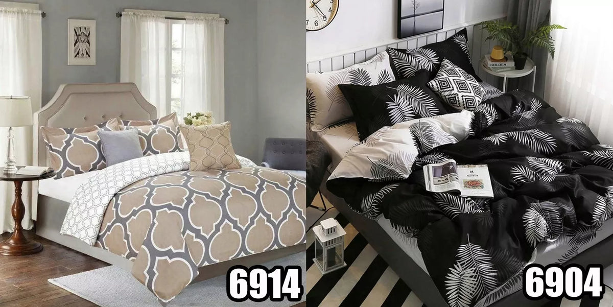 Patalynės komplektas 220x200 + 2 x 70x80 medvilninis satinas ĮVAIRIŲ RAŠTŲ PASIRINKIMAS