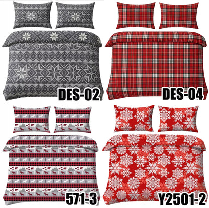 Patalynės komplektas 220x200 + 2 x 70x80 medvilninis satinas ĮVAIRIŲ RAŠTŲ PASIRINKIMAS