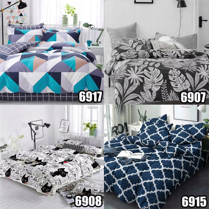 Patalynės komplektas 220x200 + 2 x 70x80 medvilninis satinas ĮVAIRIŲ RAŠTŲ PASIRINKIMAS