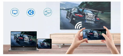 Projektorius Projektorius Full HD 4K 12000lm WiFi Android + Krepšys + HDMI kabelis 1m