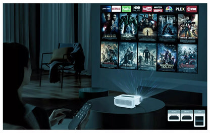Projektorius Projektorius Full HD 4K 12000lm WiFi Android + Krepšys + HDMI kabelis 1m