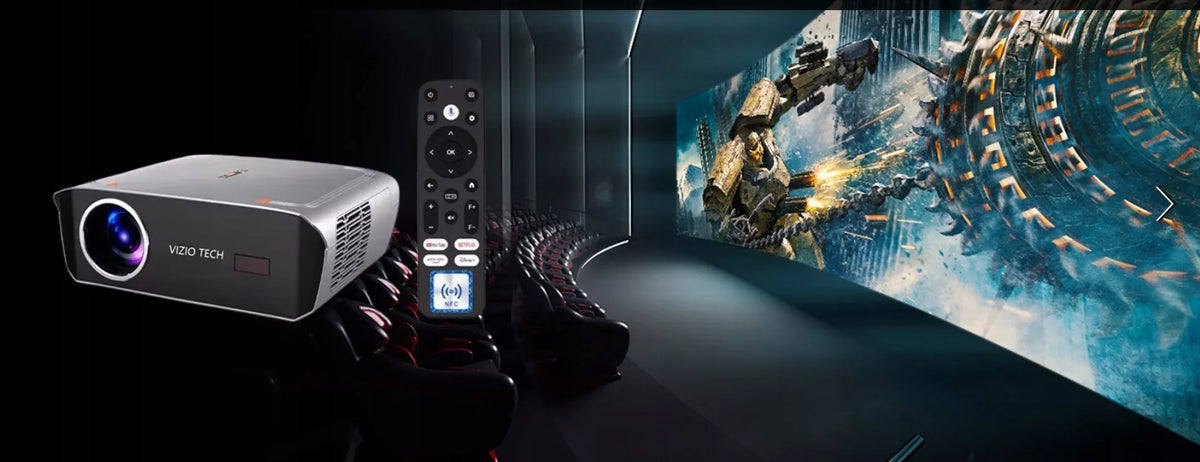 Android TV projektorius – Full HD / 4K, WiFi 6, BT