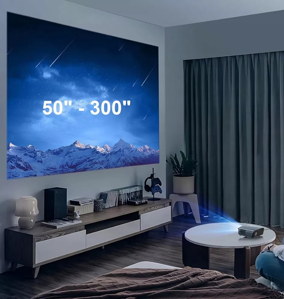Android TV projektorius – Full HD / 4K, WiFi 6, BT
