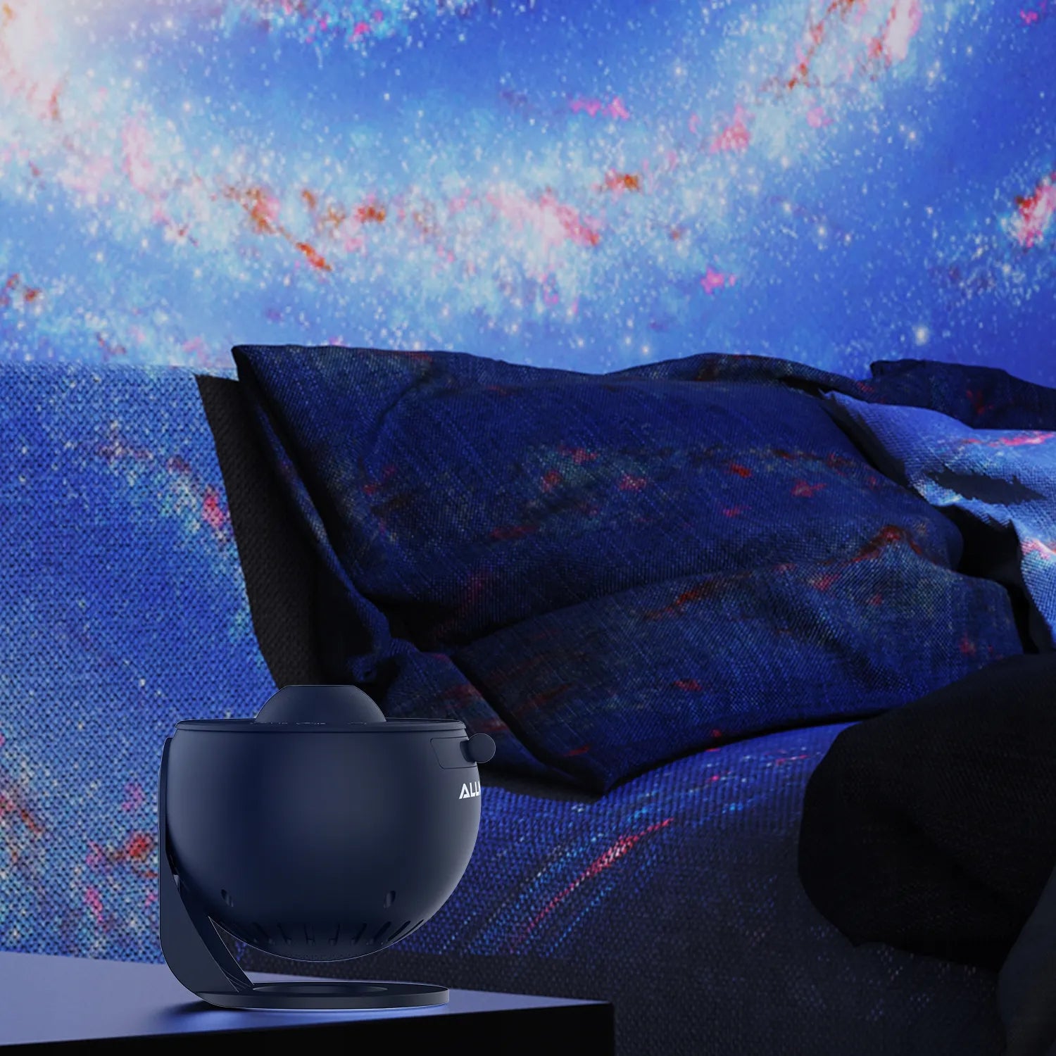 Planetarium projektorius su 23 LED projekcijomis juodas