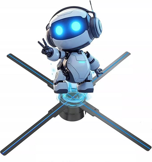 3D Hologramų Projektorius 624 LED – Dydis 520x520 mm Braders