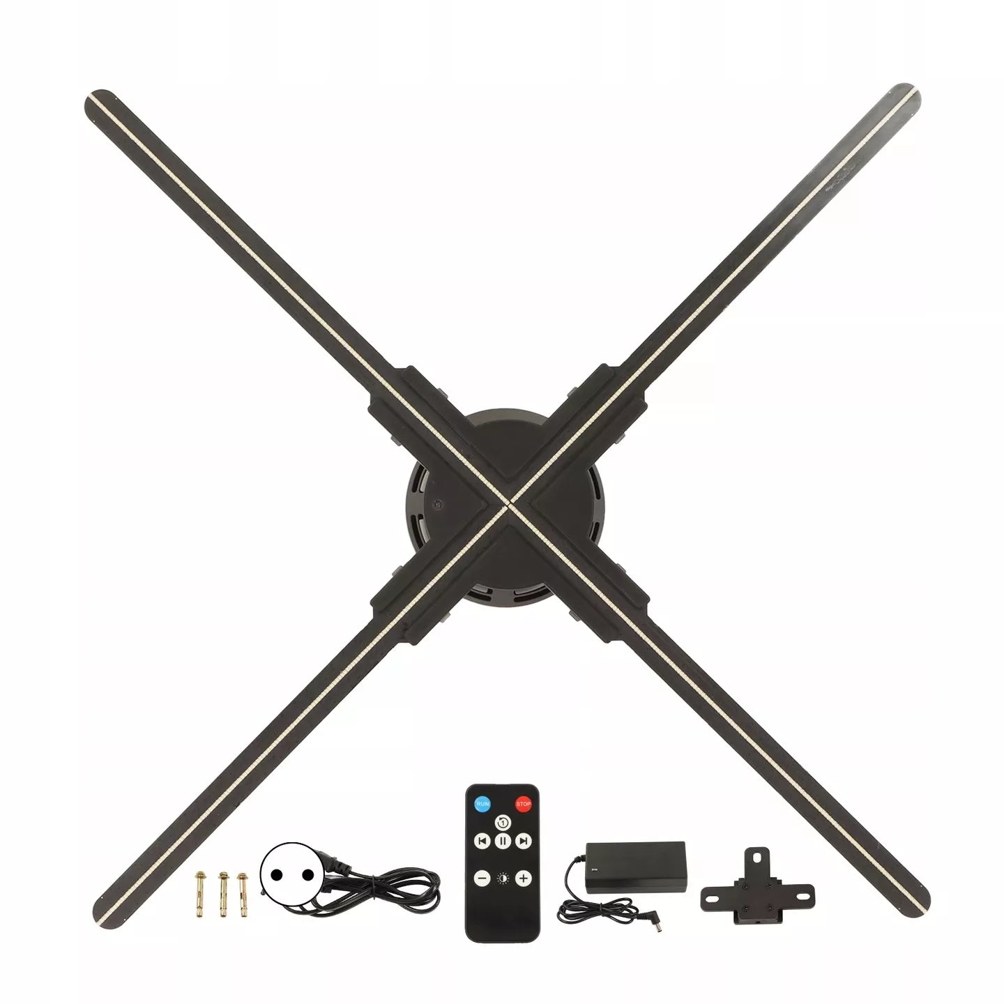3D Hologramų Projektorius 624 LED – Dydis 520x520 mm Braders