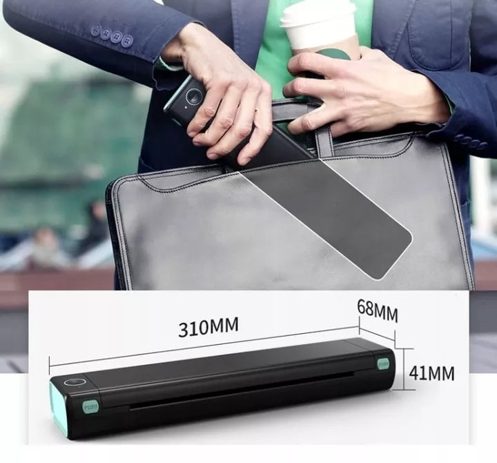 Nešiojamas mobilusis termalinis spausdintuvas A4 "Bluetooth" tatuiruotėms, biurui