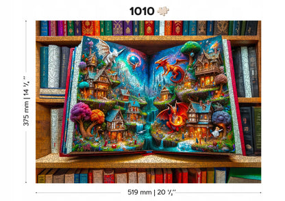 Medinė dėlionė 1000 elementų - Užburtos pasakos