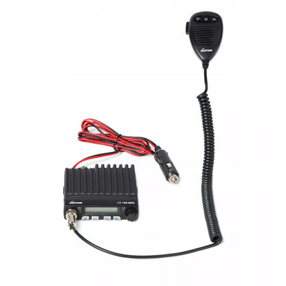 LUITON LT-198 MINI CB RADIJAS 12V/24V SUKABULIUOTAS CIGAREČIŲ PRIETAISO KIŠTUKAS AM FM