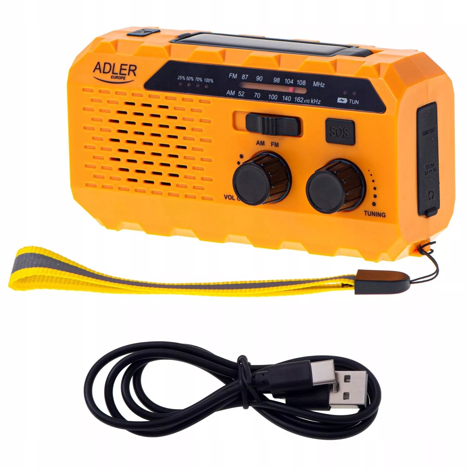 NEŠIOJAMA RADYJA SU DYNAMO IR SAULĖS ĮKROVIMU, VIRTUVINĖ, ŽIBINTĖLIS, POWERBANK