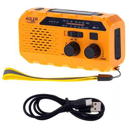 NEŠIOJAMA RADYJA SU DYNAMO IR SAULĖS ĮKROVIMU, VIRTUVINĖ, ŽIBINTĖLIS, POWERBANK