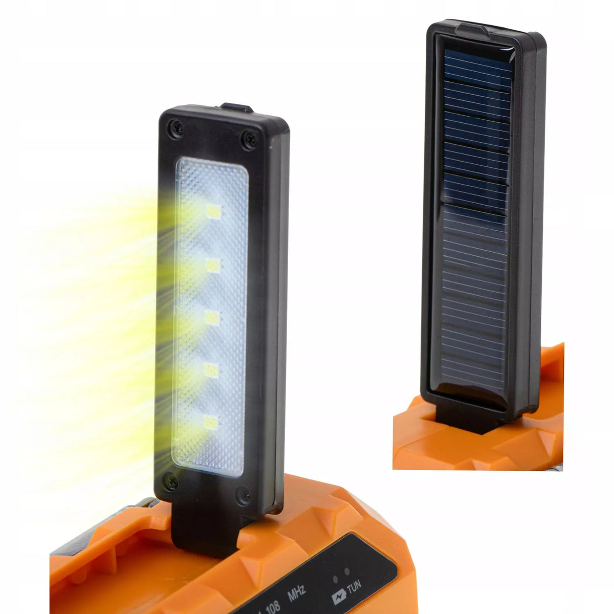 NEŠIOJAMA RADYJA SU DYNAMO IR SAULĖS ĮKROVIMU, VIRTUVINĖ, ŽIBINTĖLIS, POWERBANK