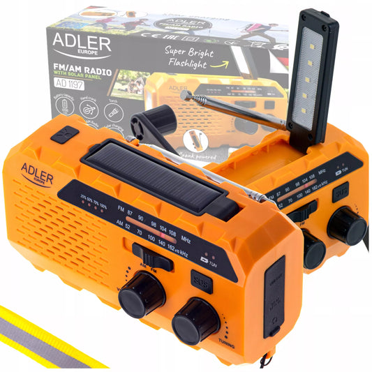 NEŠIOJAMA RADYJA SU DYNAMO IR SAULĖS ĮKROVIMU, VIRTUVINĖ, ŽIBINTĖLIS, POWERBANK