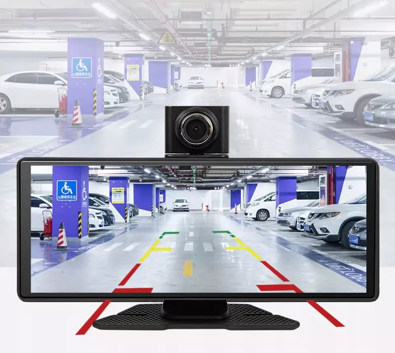 Automobilinis radijas, multimedijos stotis, monitorius su Carplay, kamera, Android Auto