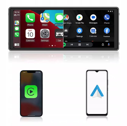 Automobilinis radijas, multimedijos stotis, monitorius su Carplay, kamera, Android Auto
