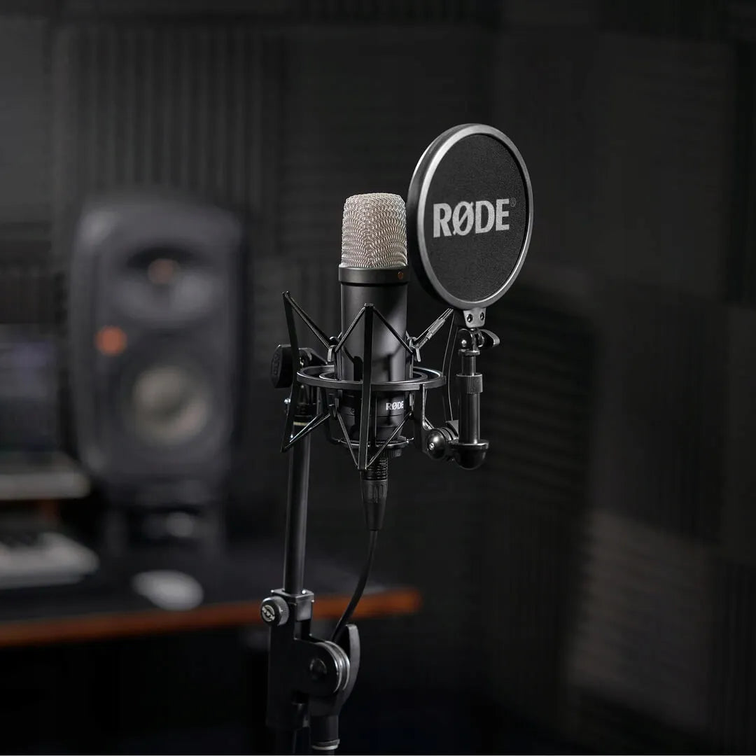 Profesionalus studijinis mikrofonas dainavimui, podcastams ir įrašams