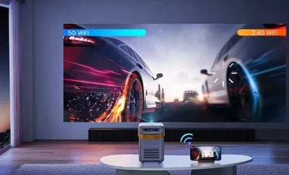 Mini LED Nešiojamas Projektorius TV Feegar SHOW WiFi 5G Bluetooth