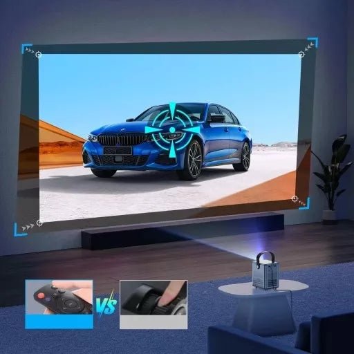 Mini LED Nešiojamas Projektorius TV Feegar SHOW WiFi 5G Bluetooth