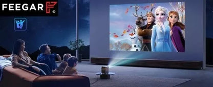Mini LED Nešiojamas Projektorius TV Feegar SHOW WiFi 5G Bluetooth