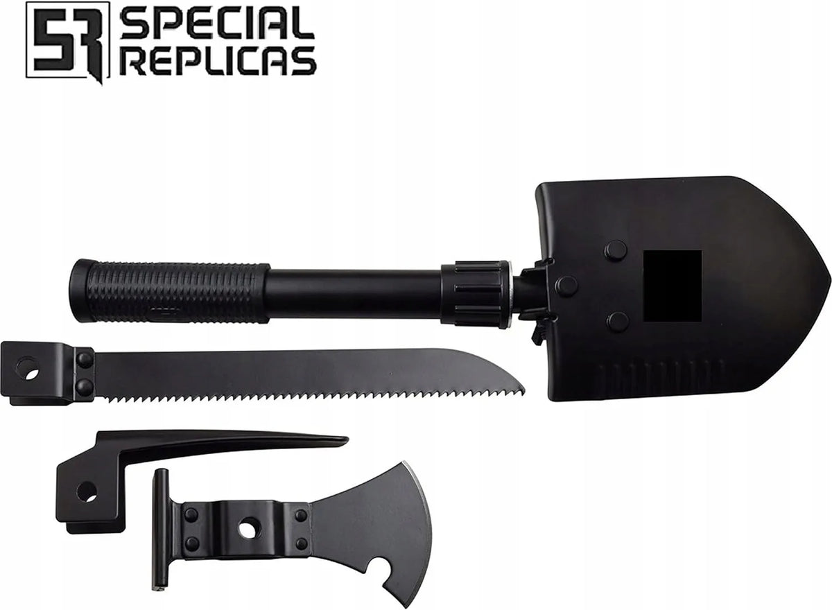Survivor išskirtinis 7-in-1 išgyvenimo įrankis su dėklu SV-MUL001BK