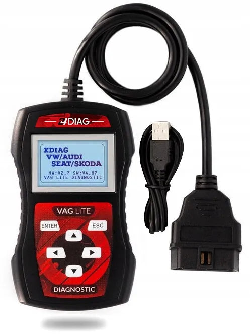 SKENERIS TESTUOTOJAS KOMPIUTERIS DIAGNOSTIKOS SĄSAJA OBD2 SKIRTA VW AUDI SEAT SKODA